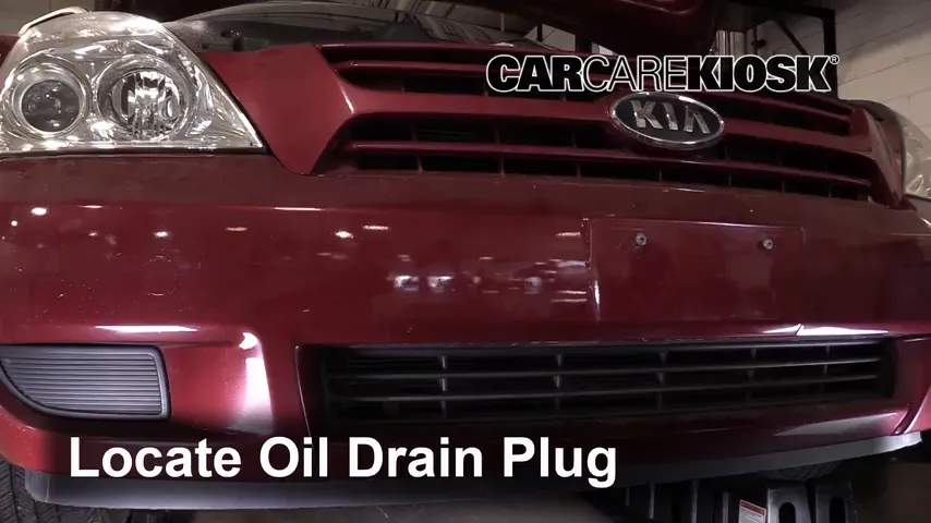 2009 Kia Sedona LX 3.8L V6 Oil Change Oil and Oil Filter